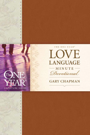 Cover book of The One Year Love Language Minute Devotional