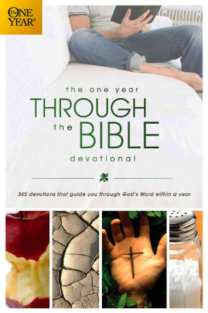 Cover book of The One Year Through the Bible Devotional