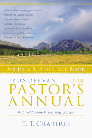 Book cover of The Zondervan 2018 Pastor's Annual: An Idea and Resource Book