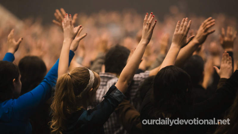 Praise unites us also with one another. Here is “the only potential bond between the extremes of mankind: joyful preoccupation with God.” Praise the Lord!